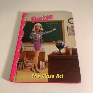VINTAGE 1998 Barbie Doll The Class Act Hardcover Book 55 Pages Approximate 6”x9”